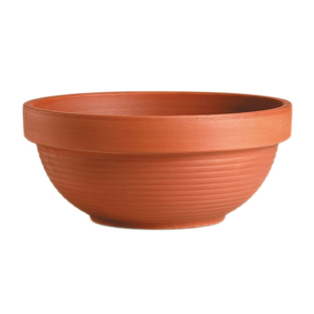 MC Ribschaal roodsteen d38.5h17cm