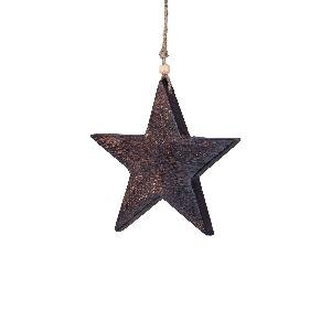 PTMD Meagan Brown mango wood star hanger M