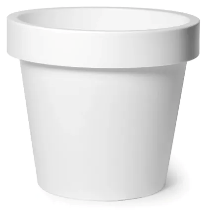 Mega collections Pot linea iris d35h31cm wit