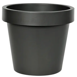 Mega collections Pot linea iris d35h31cm zwart