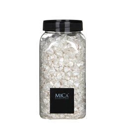 Mica Deco glas grof 1kg creme