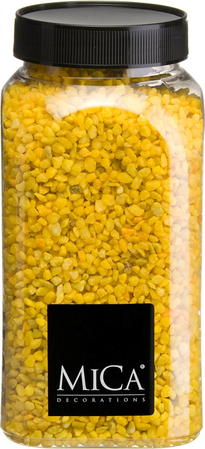 Mica Deco gravel 1kg geel