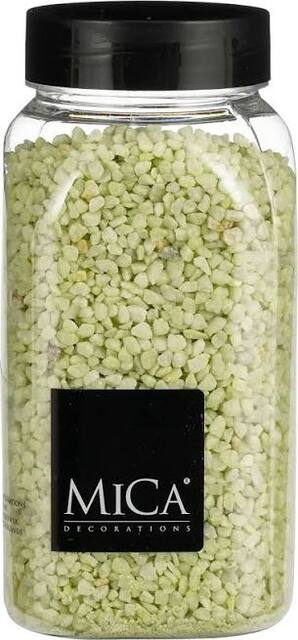 Mica Deco gravel 1kg limegroen