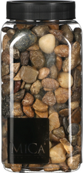 Mica Deco marbles 650ml groot bruin