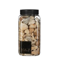 Mica Deco marbles 650ml groot lichtbruin