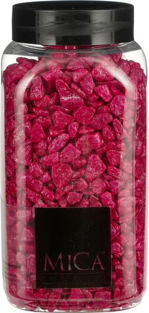 Mica Deco steen 1kg fuchsia
