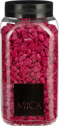 Mica Deco steen 1kg fuchsia