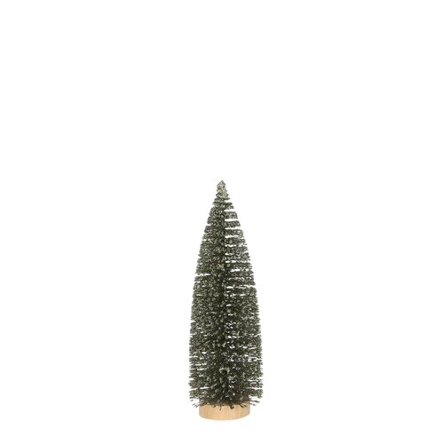 Mica decorations Boom groen - h25xd8cm