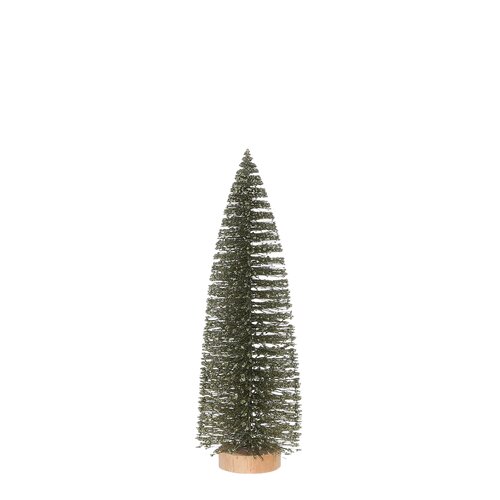 Mica decorations Boom groen - h32xd10cm