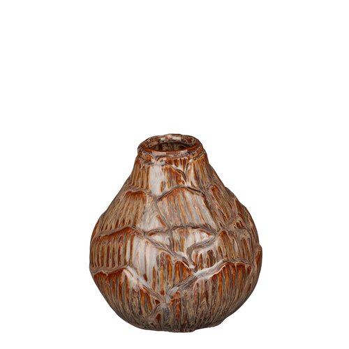 Mica decorations Brienne vaas roze - h15,5xd14,5cm