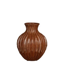 Mica decorations Brook vaas bruin - h25xd21,5cm