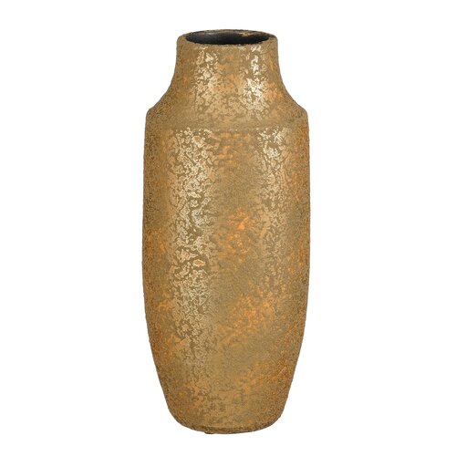 Mica decorations Clemente vaas goud - h45xd18cm