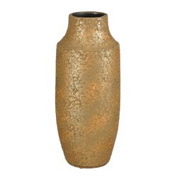 Mica decorations Clemente vaas goud - h45xd18cm
