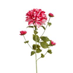 Mica decorations Dahlia zalm Real Touch - l80cm