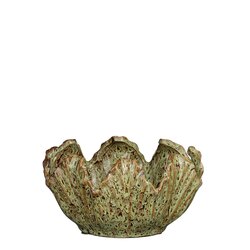 Mica decorations Dayton decoratie schaal groen - h11xd19cm