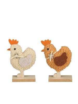 MICA DECORATIONS Deco kip fsc l7b4.5h12cm l.brn a2