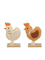 MICA DECORATIONS Deco kip fsc l7b4.5h12cm l.brn a2