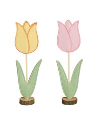 MICA DECORATIONS Deco tulp fsc l11b7.5h38cm geel a2