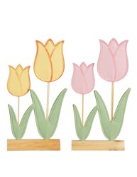 MICA DECORATIONS Deco tulp fsc l18.5b6h38cm geel a2