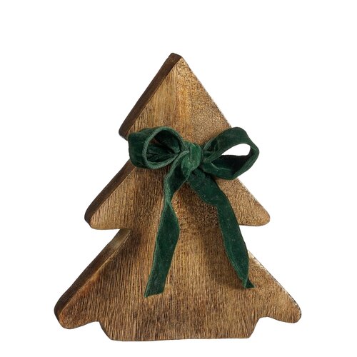 Mica decorations Decoratie boom bruin FSC 100% - l17xb3xh20cm