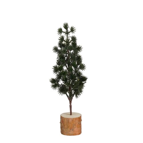 Mica decorations Decoratie boom groen - h24xd8cm
