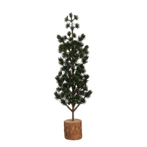 Mica decorations Decoratie boom groen - h35xd9cm