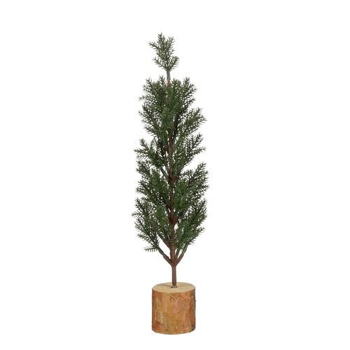 Mica decorations Decoratie boom groen - h35xd9cm