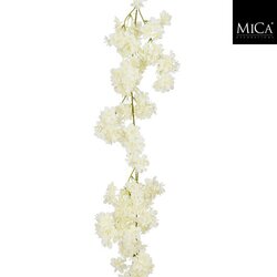 Mica Decorations Guirl. Bloesem L180B20H10Cm Creme