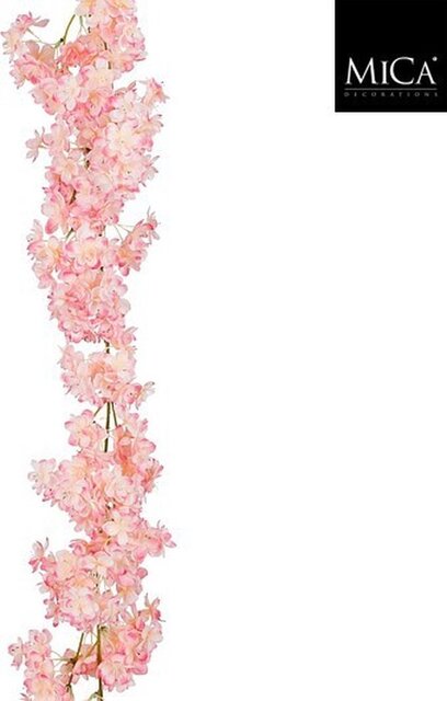 Mica Decorations Guirlande Bloesem L180B20H10Cm Roze