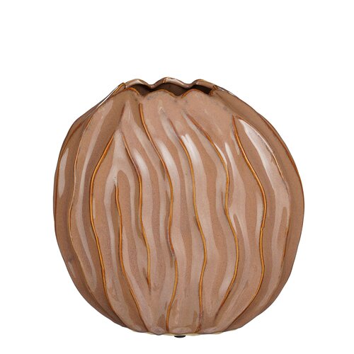 Mica decorations Jovi vaas bruin - l27,5xb15,5xh27cm
