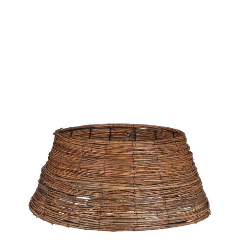 Mica Decorations Kerstboomrokken bruin - h21xd50cm