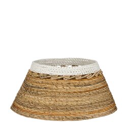 Mica Decorations Kerstboomrokken bruin - h25xd55cm