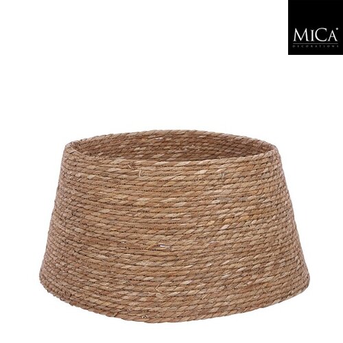 Mica Decorations Kerstboomrokken bruin - h26xd50cm