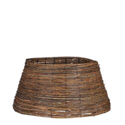 Mica Decorations Kerstboomrokken bruin - h26xd55cm