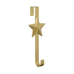 Mica decorations Krans houder goud - l14xb11xh39cm