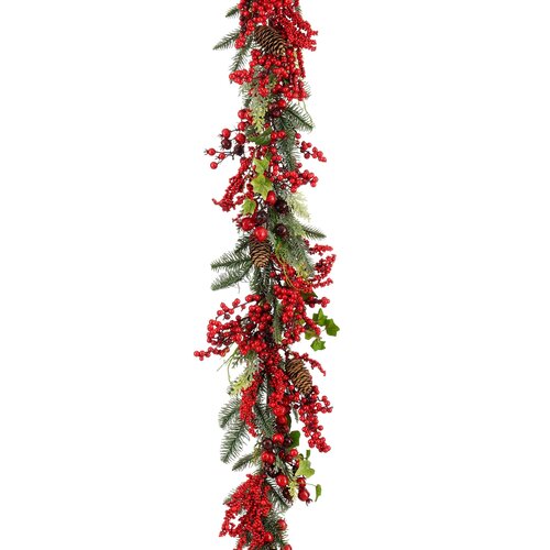 Mica Decorations Norah slinger rood - l180xb15xh10cm
