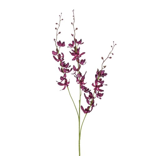 Mica decorations Orchidee paars - l95cm