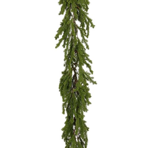 Mica decorations Slinger pine groen Real Touch - l193xb20xh6cm
