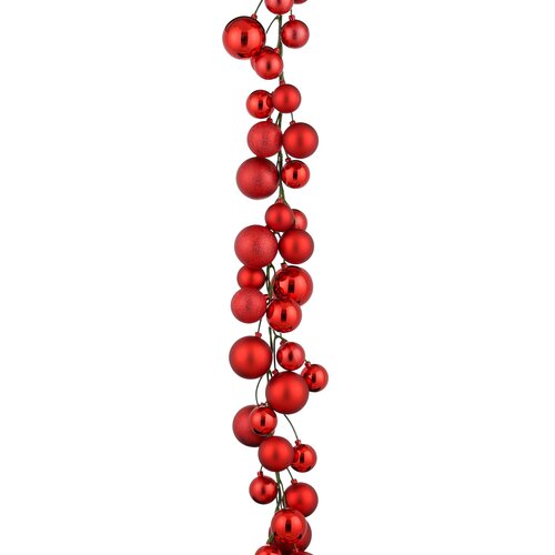 Mica decorations Slinger rood - l180cm