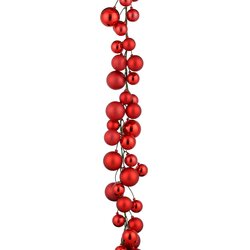 Mica decorations Slinger rood - l180cm