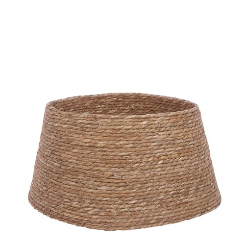Mica decorations Treeskirt bruin - h26xd50cm