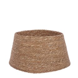Mica decorations Treeskirt bruin - h26xd50cm