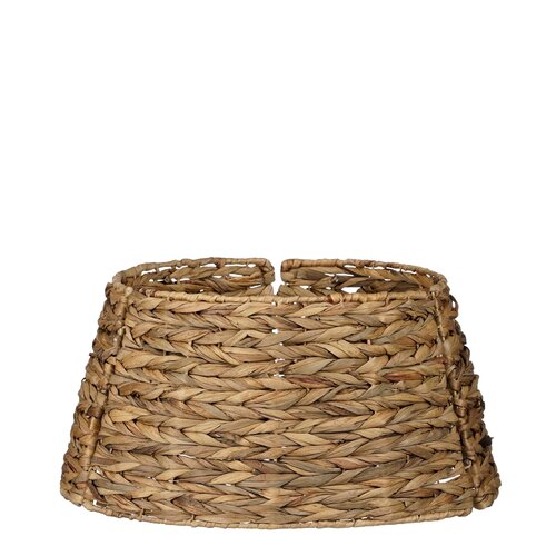 Mica decorations Treeskirt bruin opvouwbaar - h26xd47cm