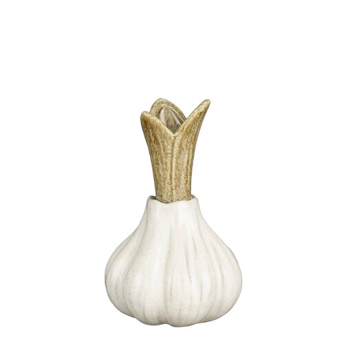 Mica decorations Vaas wit - h20xd12cm