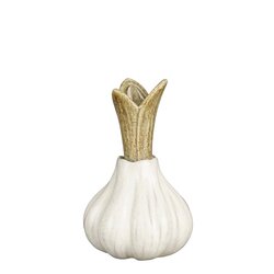 Mica decorations Vaas wit - h20xd12cm