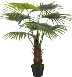 Mica Decorations Waaierpalm I/Pot D80H120Cm Groen
