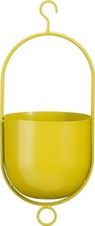 MIca Pot bob hangend l15b14h36cm geel