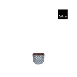 Mica Pot daan d7.5h6.5cm blauw