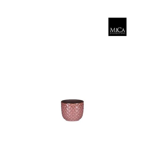 Mica Pot daan d7.5h6.5cm lichtroze