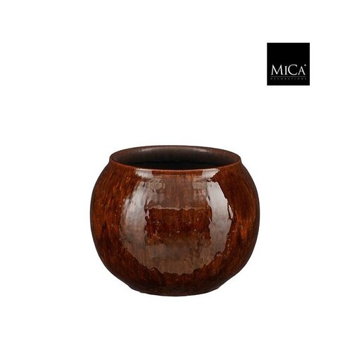 Mica Pot elisa d18h14cm bruin